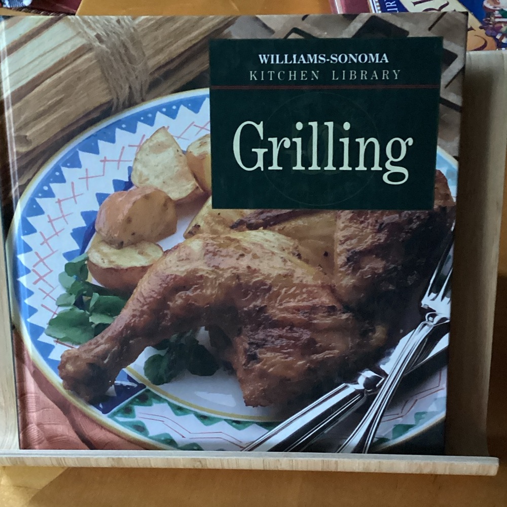 Williams Sonoma Grilling Cookbook with Wooden Holder
